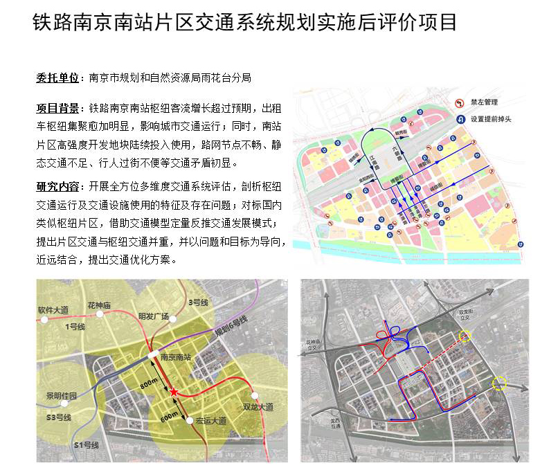 铁路南京南站片区交通系统规划实施后评价